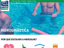 Tablet Screenshot of mergulhefundo.com.br